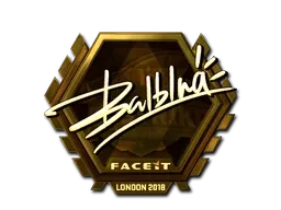 Sticker | balblna (Gold) | London 2018