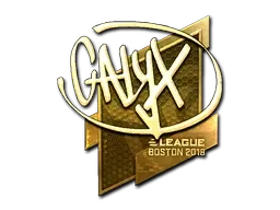 Sticker | Calyx (Gold) | Boston 2018