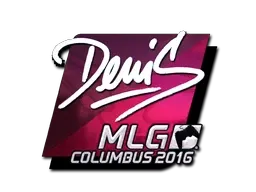 Sticker | denis (Foil) | MLG Columbus 2016