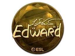Sticker | Edward (Gold) | Katowice 2019