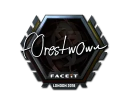 Sticker | f0rest (Foil) | London 2018