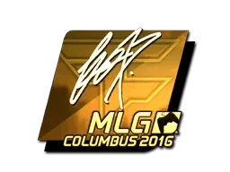 Sticker | fox (Gold) | MLG Columbus 2016