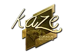 Sticker | Kaze (Gold) | Boston 2018