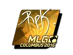 Sticker | RpK (Gold) | MLG Columbus 2016