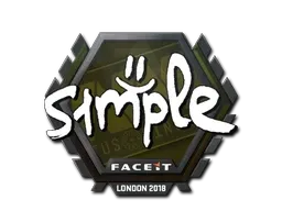 Sticker | s1mple | London 2018