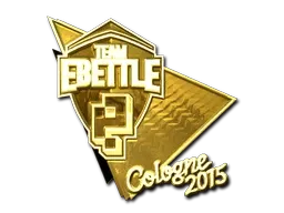 Sticker | Team eBettle (Gold) | Cologne 2015
