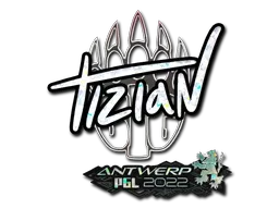 Sticker | tiziaN (Glitter) | Antwerp 2022