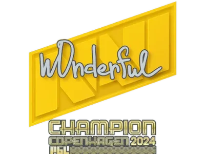 Sticker | w0nderful (Champion) | Copenhagen 2024