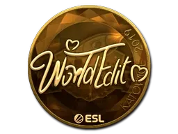 Sticker | WorldEdit (Gold) | Katowice 2019