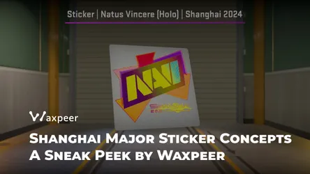 Shanghai Major Stickers: Waxpeer's Exclusive Concept Designs