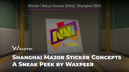 Shanghai Major Stickers: Waxpeer's Exclusive Concept Designs