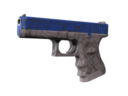 Glock-18 | Blue Fissure (Minimal Wear)