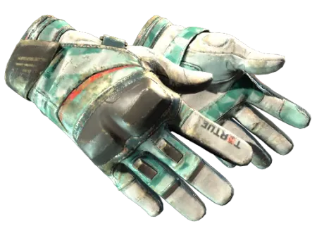 ★ Moto Gloves | Spearmint (Battle-Scarred)