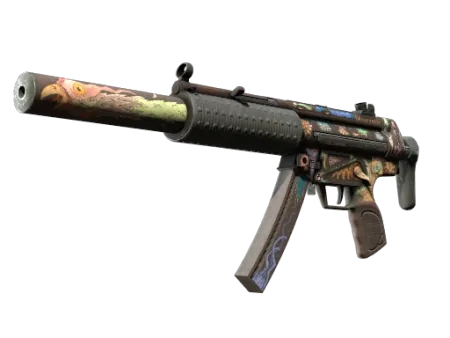 MP5-SD | Necro Jr. (Battle-Scarred)