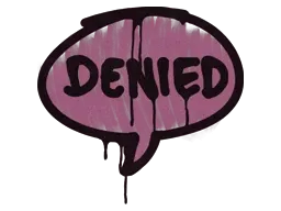 Sealed Graffiti | Denied (Princess Pink)