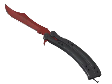 ★ StatTrak™ Butterfly Knife | Crimson Web (Minimal Wear)