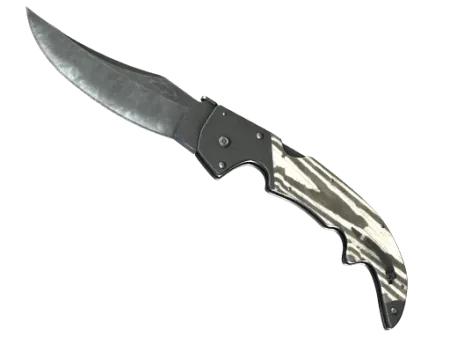 ★ StatTrak™ Falchion Knife | Black Laminate (Minimal Wear)
