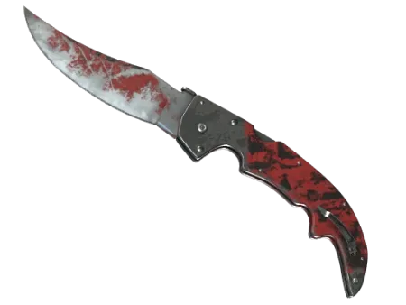 ★ StatTrak™ Falchion Knife | Crimson Web (Battle-Scarred)