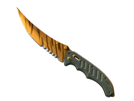★ StatTrak™ Flip Knife | Tiger Tooth (Factory New)