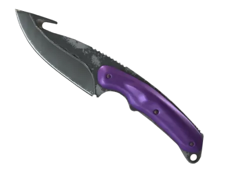 ★ StatTrak™ Gut Knife | Ultraviolet (Well-Worn)
