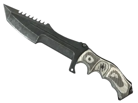 ★ StatTrak™ Huntsman Knife | Black Laminate (Well-Worn)