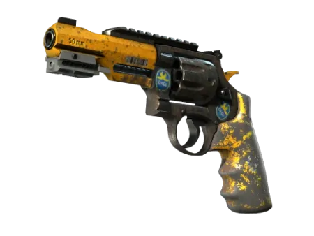 StatTrak™ R8 Revolver | Banana Cannon (Battle-Scarred)
