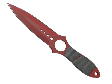 ★ StatTrak™ Skeleton Knife | Crimson Web (Well-Worn)