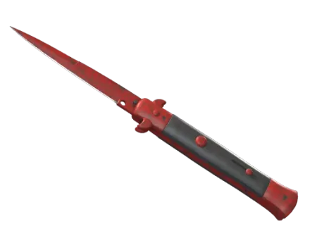 ★ StatTrak™ Stiletto Knife | Crimson Web (Factory New)