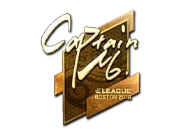 Sticker | captainMo (Gold) | Boston 2018