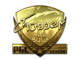 Sticker | chopper (Gold) | Krakow 2017