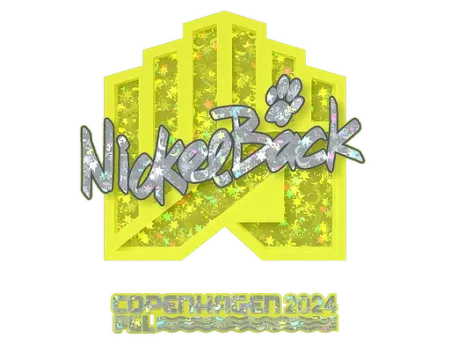 Sticker | NickelBack (Glitter) | Copenhagen 2024