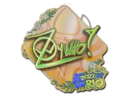 Sticker | ZywOo (Holo) | Rio 2022