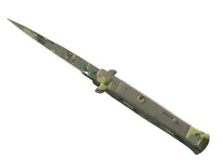 ★ Stiletto Knife | Boreal Forest (Well-Worn)