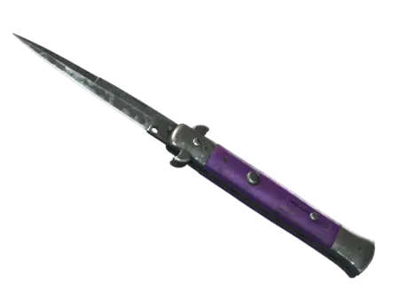 ★ Stiletto Knife | Ultraviolet (Battle-Scarred)