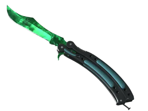 ★ Butterfly Knife | Gamma Doppler Emerald (Minimal Wear)