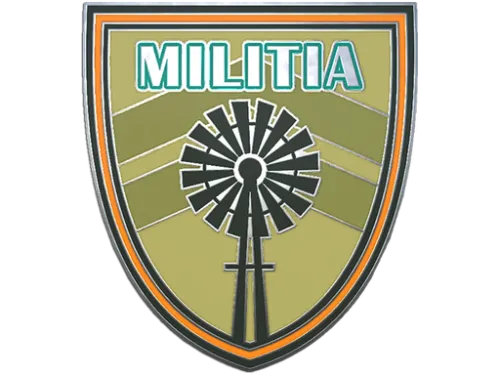 Genuine Militia Pin