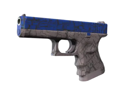 Glock-18 | Blue Fissure (Minimal Wear)