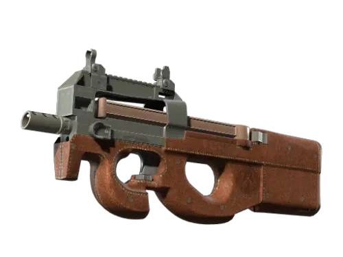 P90 | Leather (Battle-Scarred)