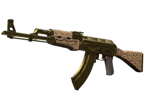Souvenir AK-47 | Gold Arabesque (Well-Worn)