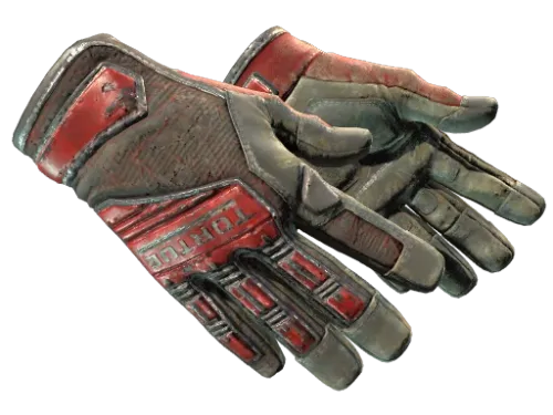 ★ Specialist Gloves | Crimson Web (Battle-Scarred)