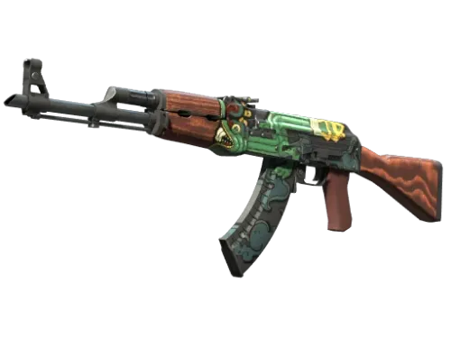 StatTrak™ AK-47 | Fire Serpent (Well-Worn)