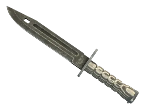 ★ StatTrak™ Bayonet | Black Laminate (Battle-Scarred)