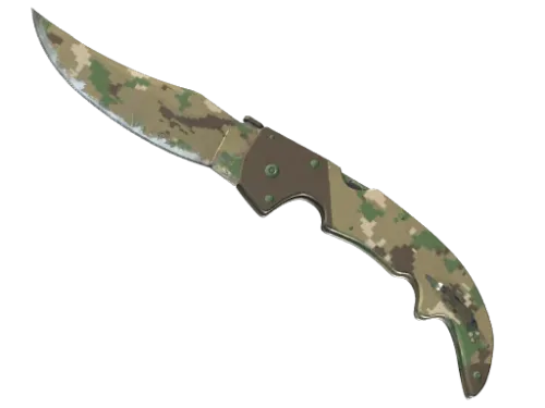 ★ StatTrak™ Falchion Knife | Forest DDPAT (Well-Worn)