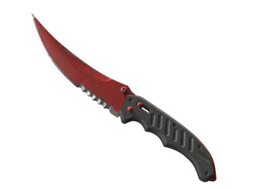 ★ StatTrak™ Flip Knife | Crimson Web (Well-Worn)