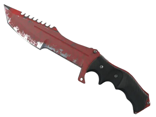 ★ StatTrak™ Huntsman Knife | Crimson Web (Well-Worn)