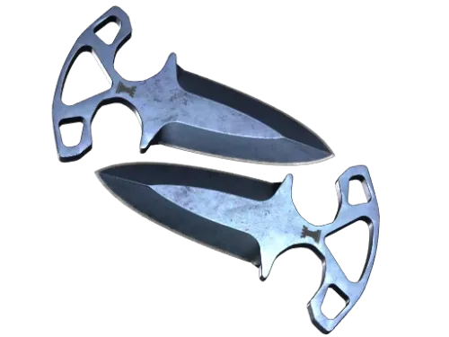 ★ StatTrak™ Shadow Daggers | Blue Steel (Battle-Scarred)