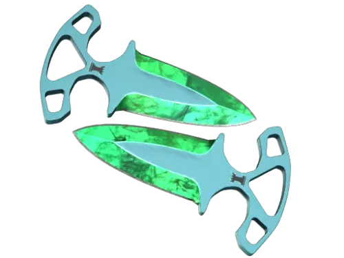 ★ StatTrak™ Shadow Daggers | Gamma Doppler Emerald (Factory New)