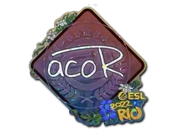 Sticker | acoR (Glitter) | Rio 2022