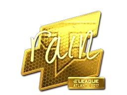 Sticker | rain (Gold) | Atlanta 2017