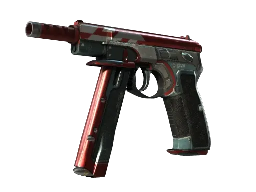 Souvenir CZ75-Auto | Red Astor (Well-Worn)